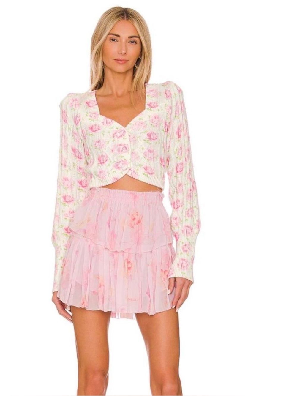 LOVESHACKFANCY RUFFLE SKIRT